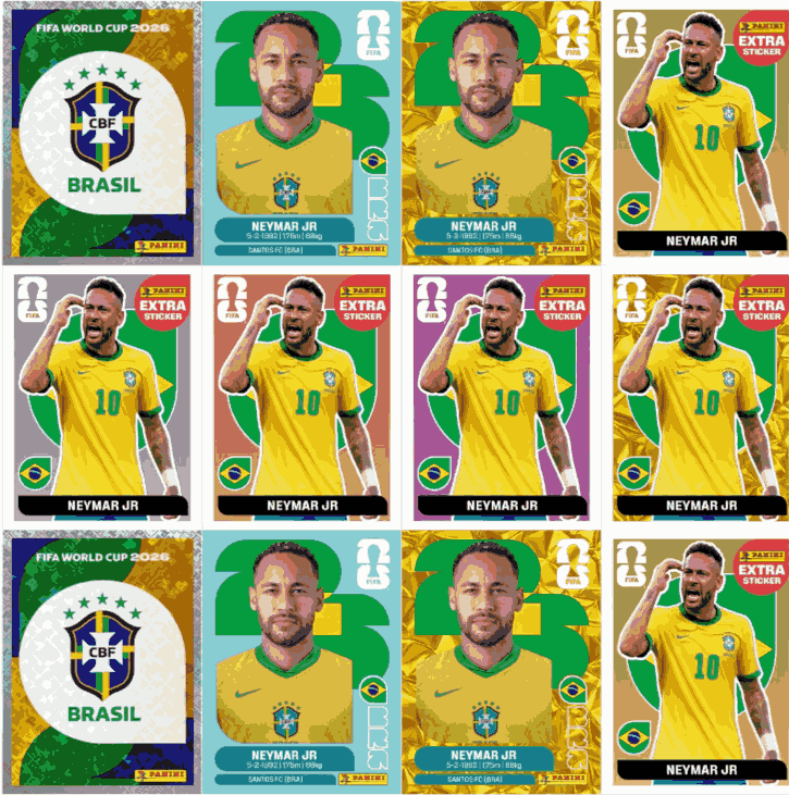Figurinhas Neymar
